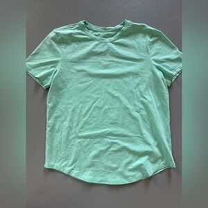 Lululemon Love Curved Hem Crewneck T- Shirt - Wild Mint
